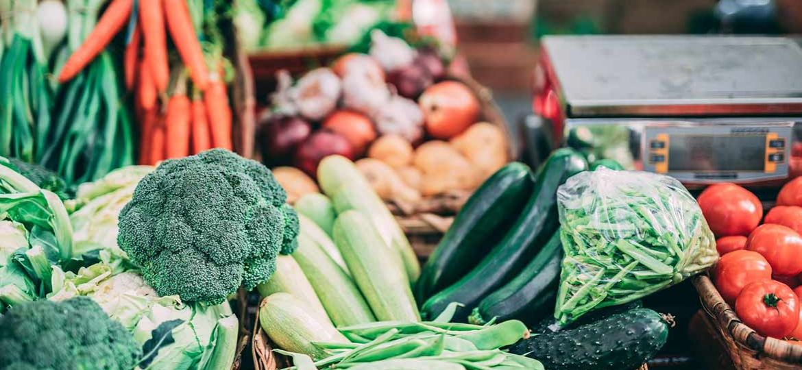 winter vegetables on a table